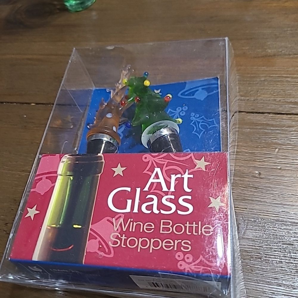 Art Glass Wine Stoppers